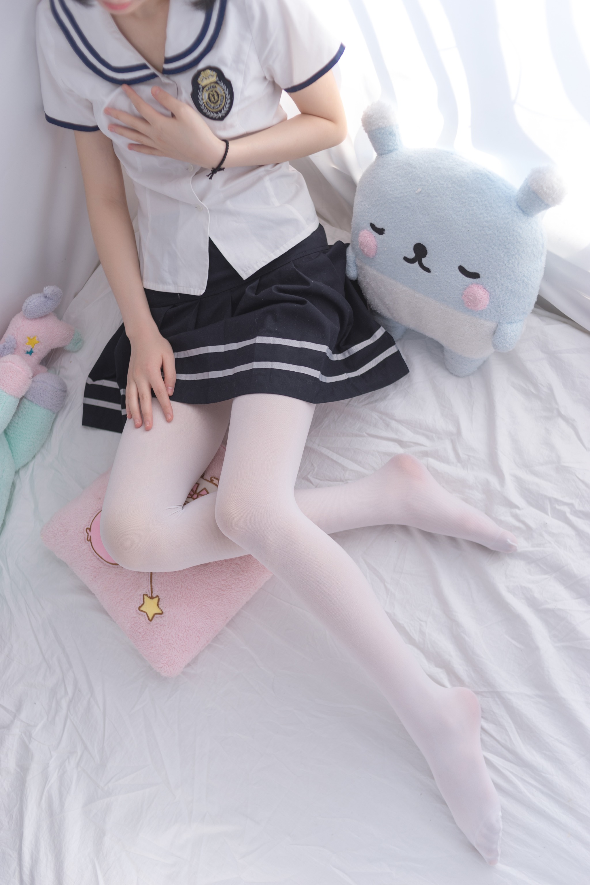 图片[1]-轻兰映画_VOL.008 校服白丝 [47P]-XikXak